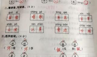 二年级上册期末试卷